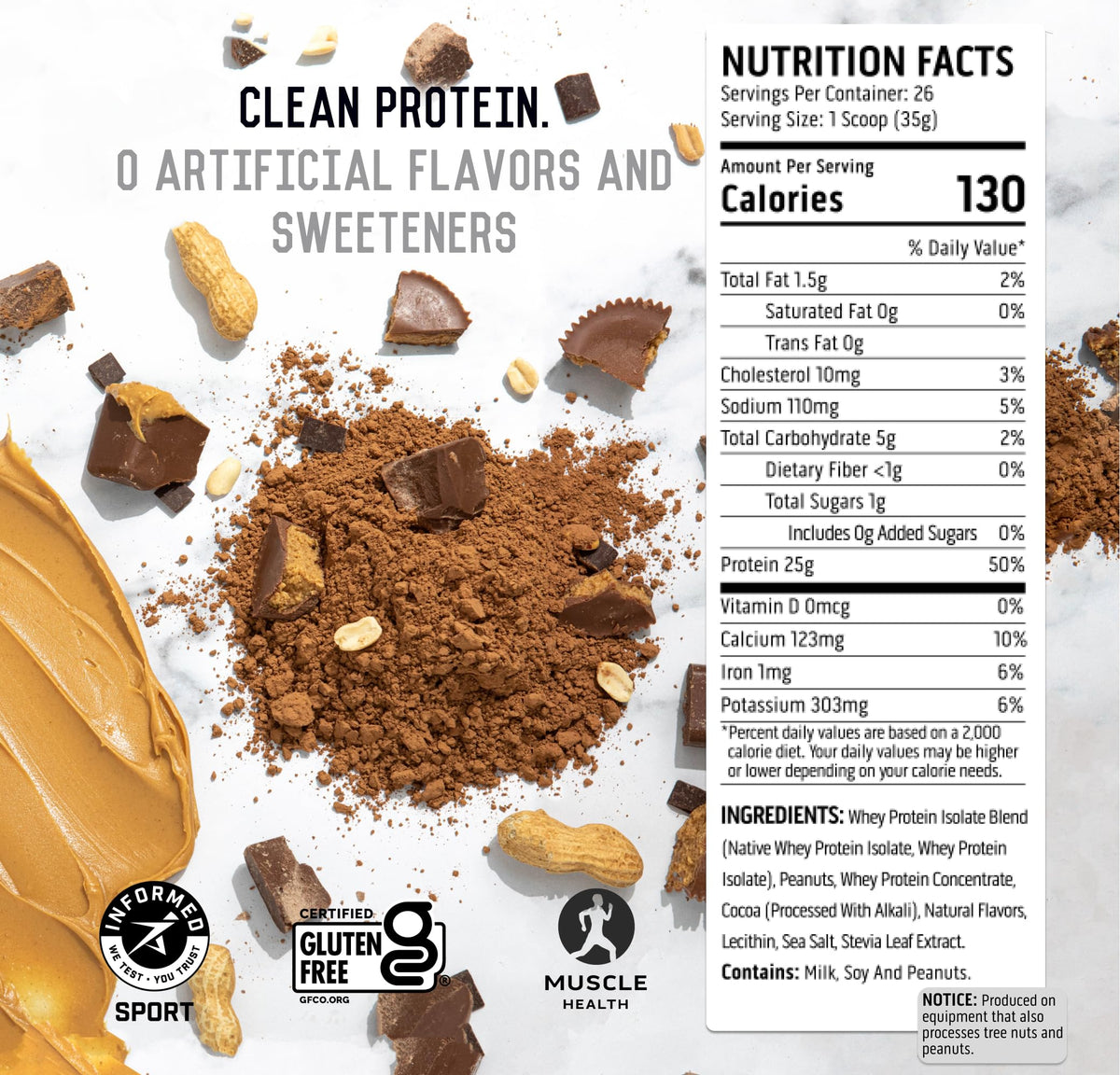 Ascent Whey Protein Powder - Post Workout Whey Protein Isolate