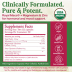 Whole World Botanicals Royal Maca for Peri-Menopause - 60 Vegetarian Capsules - image 3