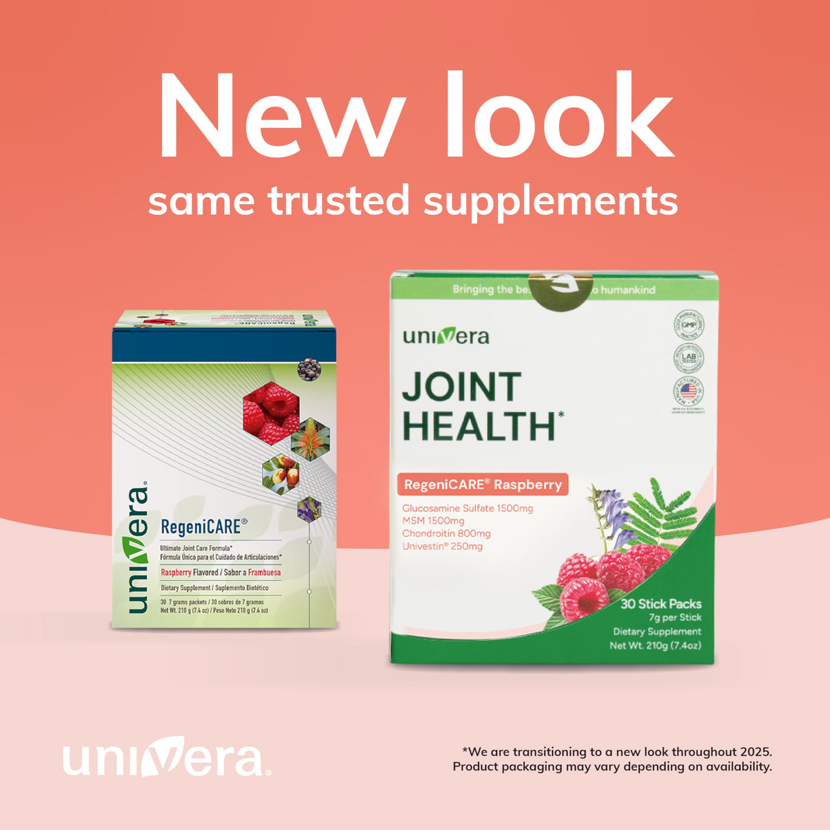Univera Glucosamine Chondroitin MSM Joint Support Powder - 30 Sticks - image 2