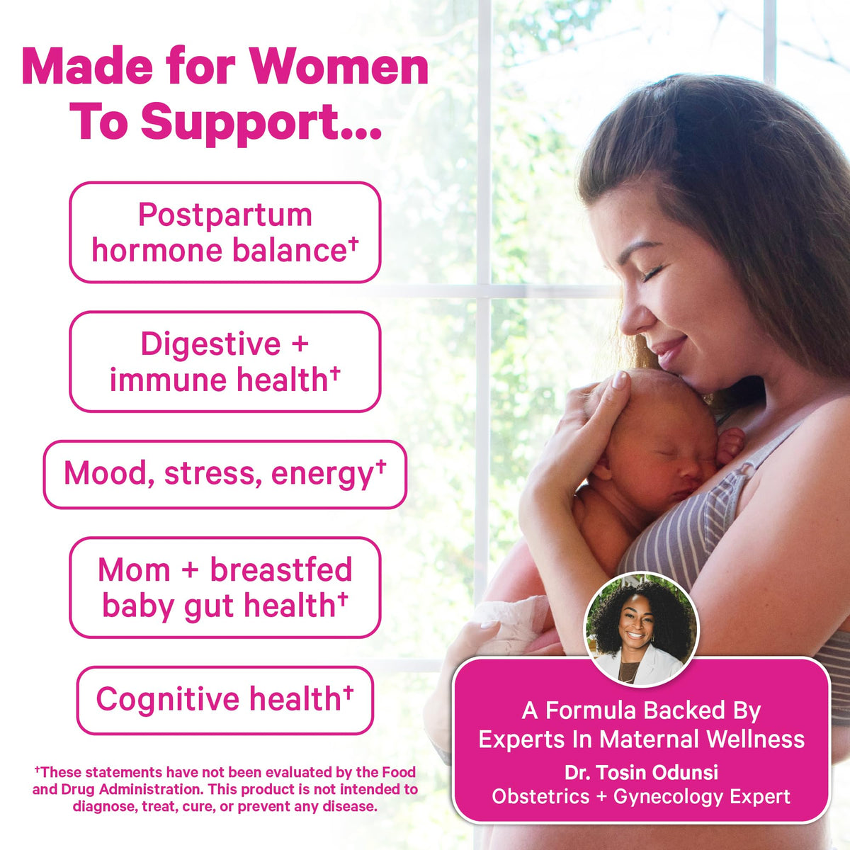 Pink Stork Postnatal Probiotics for Women - 30 Capsules - image 3