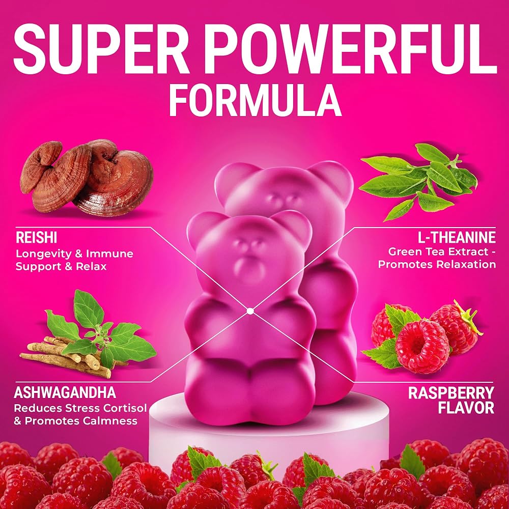 KEY ELEMENTS Reishi Mushroom Gummies with L-Theanine & Ashwagandha - 60 Count - image 3