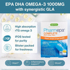 Igennus Pharmepa RTG Omega-3 EPA DHA 1000mg - 360 Softgels - image 2