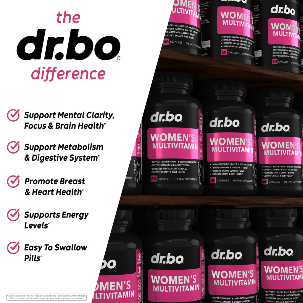 DR. BO Women's Multivitamin for Energy - 60 Capsules - image 4