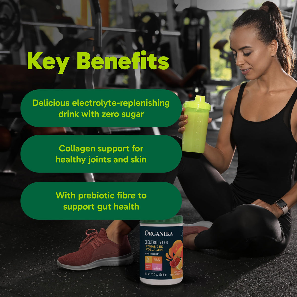 Organika Enhanced Electrolytes with Collagen