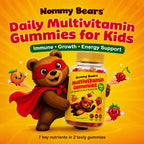 NOMMY BEARS Kids Multivitamin Gummies Age 2+ - 90 Gummies - image 2
