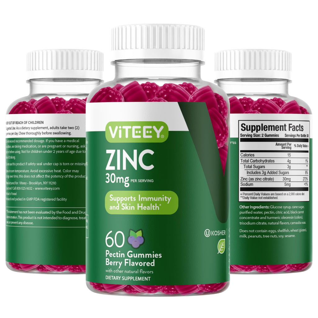 Viteey Zinc 30mg Gummies