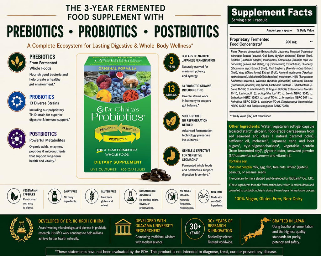 Dr. Ohhira's Probiotics Original Formula - 110 Vegetarian Capsules - image 9