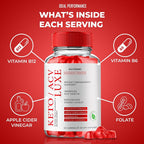 IDEAL PERFORMANCE Keto Luxe ACV Gummies - 180 Count - image 4