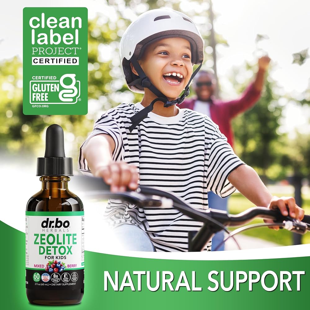 DR. BO Zeolite Detox for Kids Liquid Drops - 2 Fl Oz - image 6