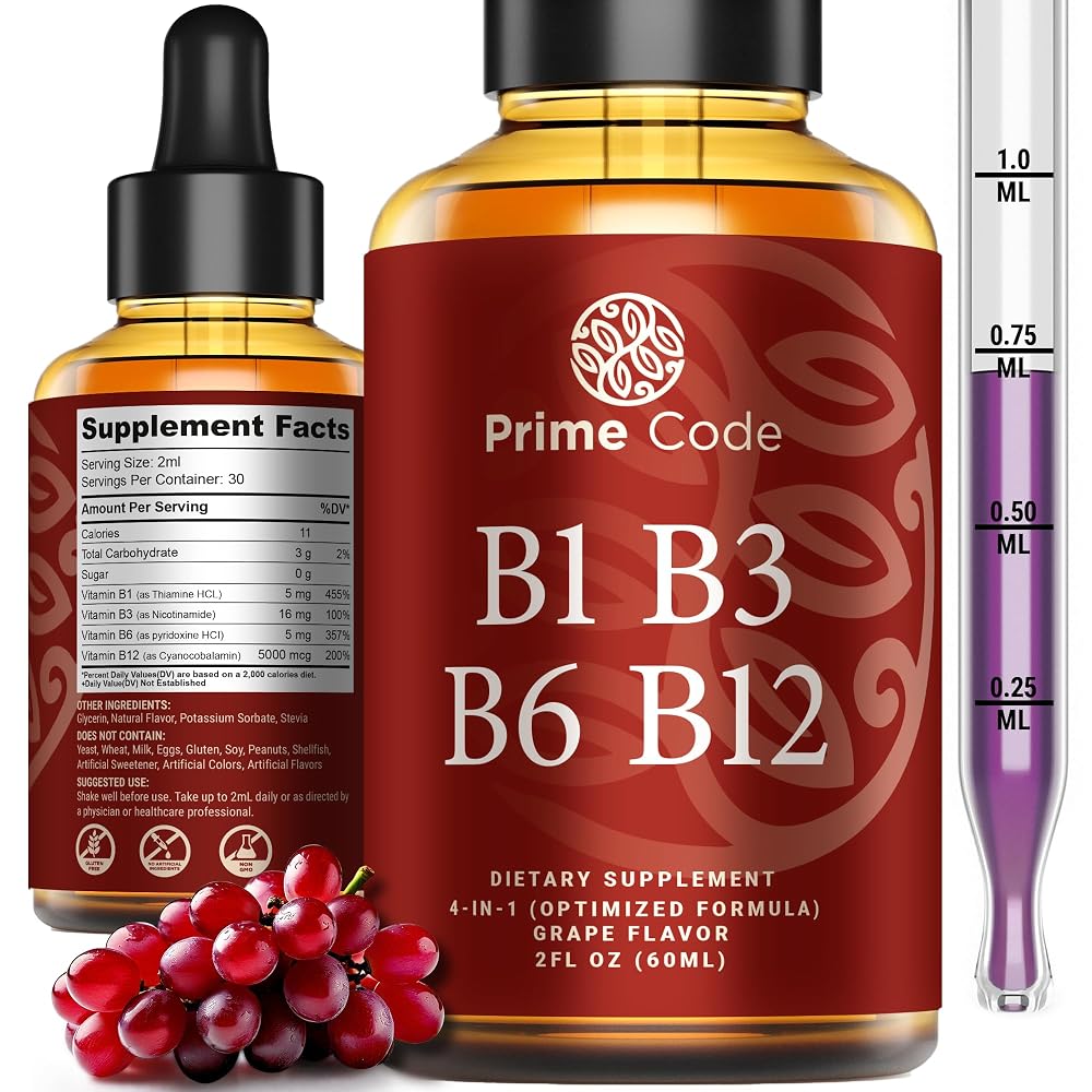 Prime Code Liquid Vitamin B Complex Drops - 2 Fl Oz