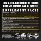 Nutrex Research Lipo6 Black Intense Thermogenic Fat Burner - 60 Capsules - image 3