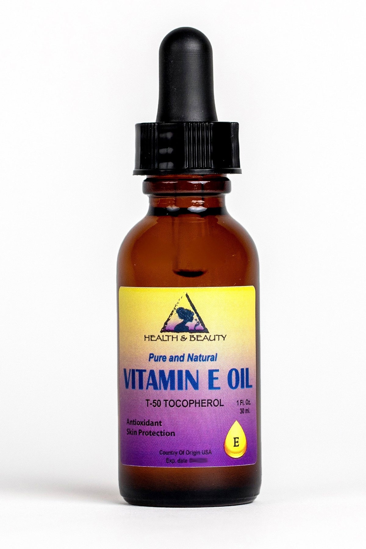 HEALTH & BEAUTY Tocopherol T-50 Vitamin E Oil - 1 oz
