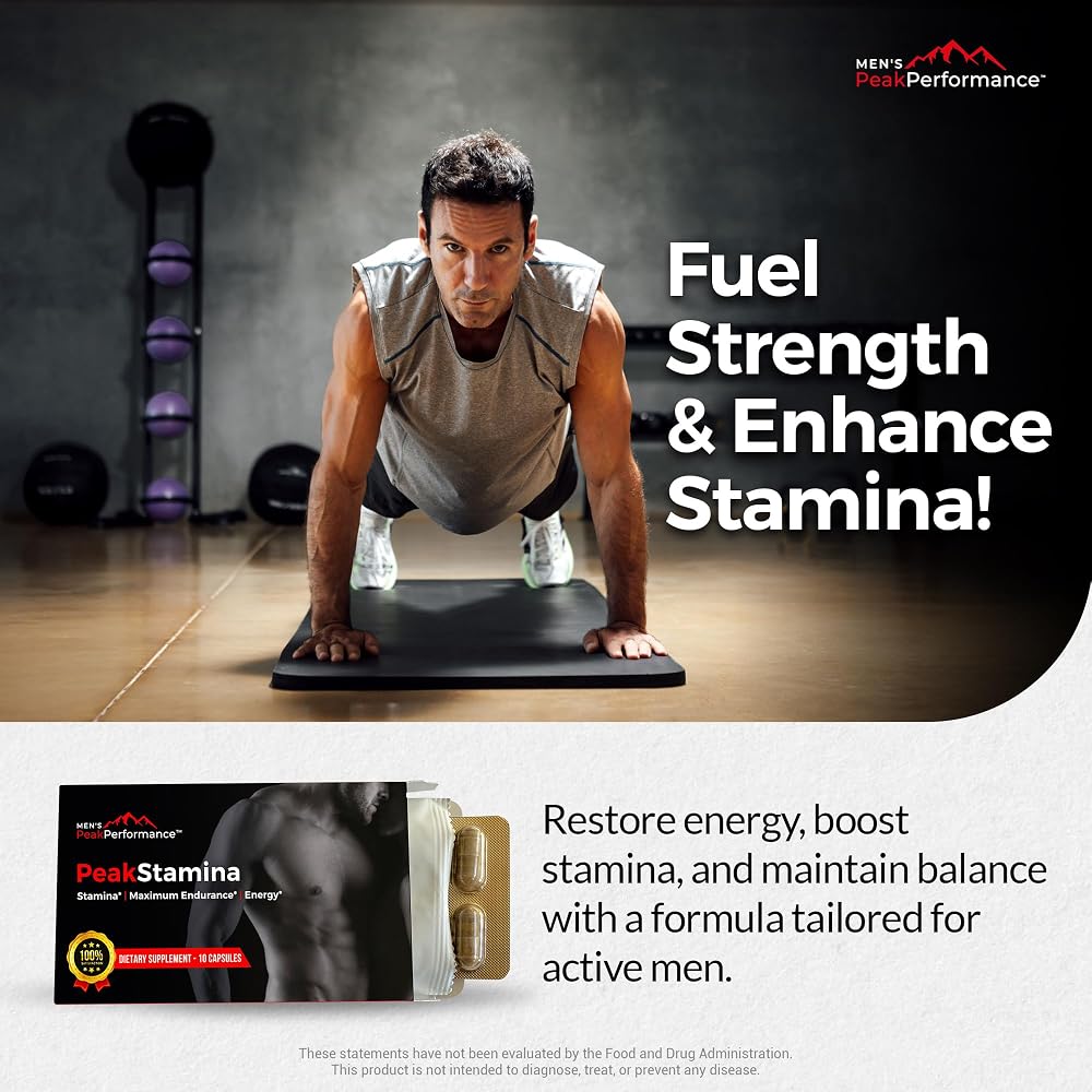 MEN'S PeakPerformance Male Maximizer Energy & Stamina Support - 10 Capsules - image 3