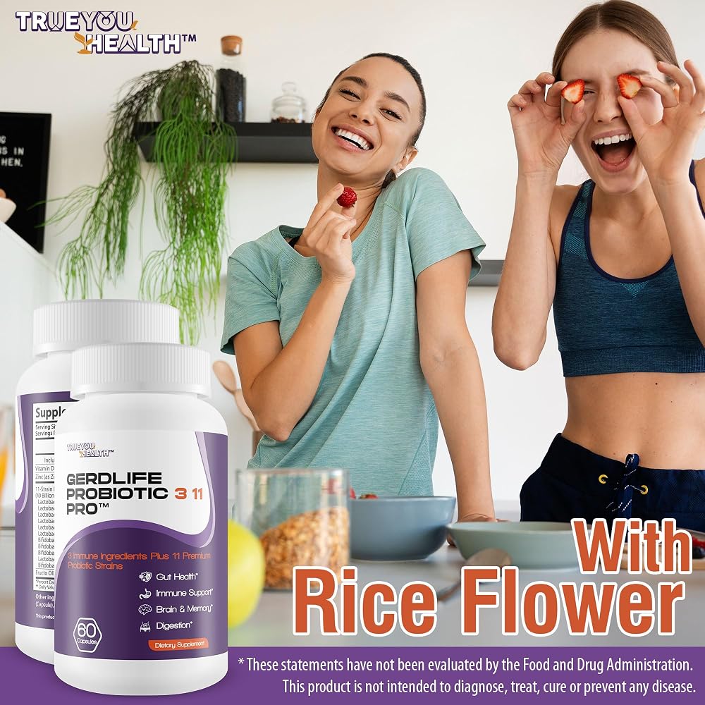 True You Health Gerdlife Probiotic 3 11 Pro - 60 Capsules - image 6