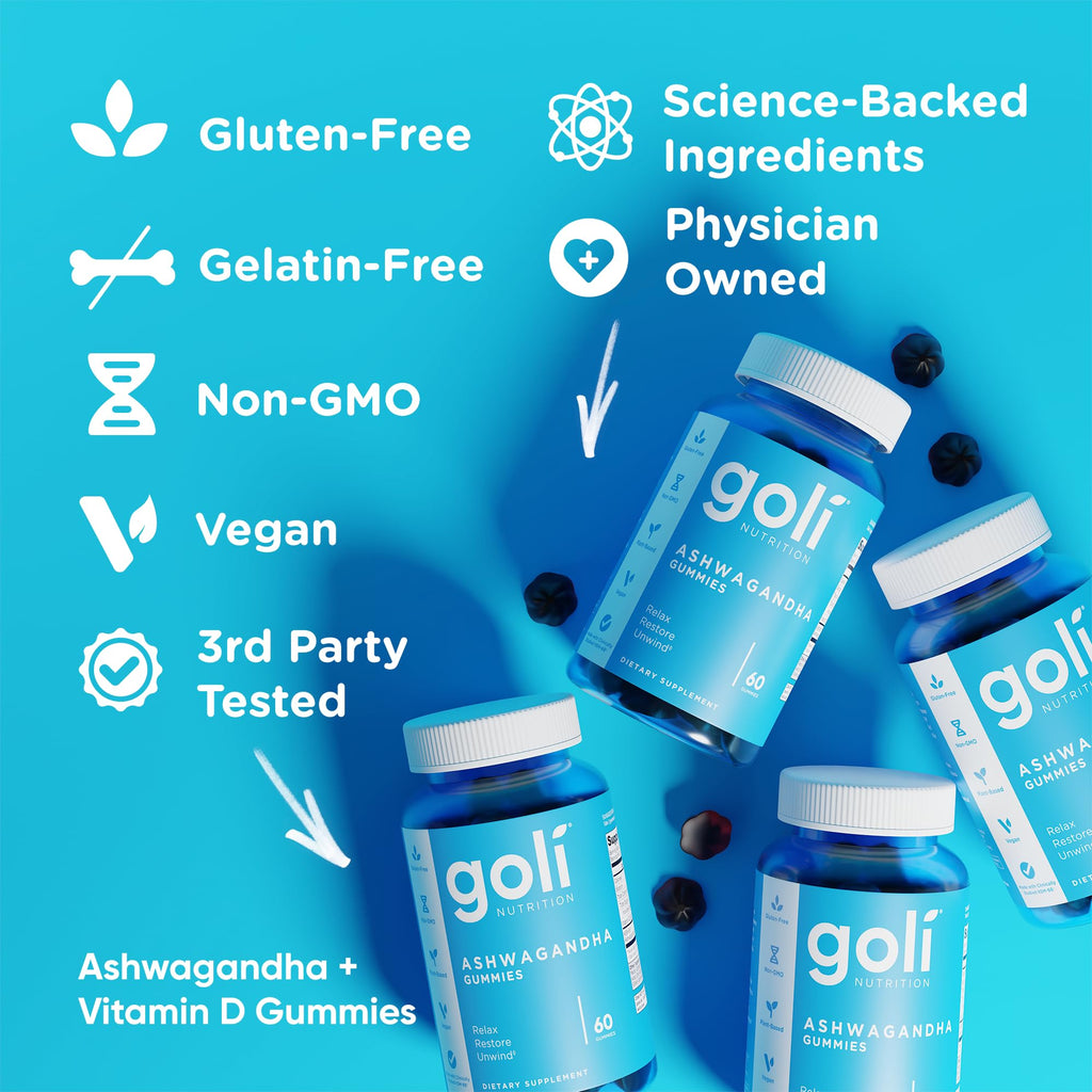 Goli Ashwagandha & Vitamin D Gummy