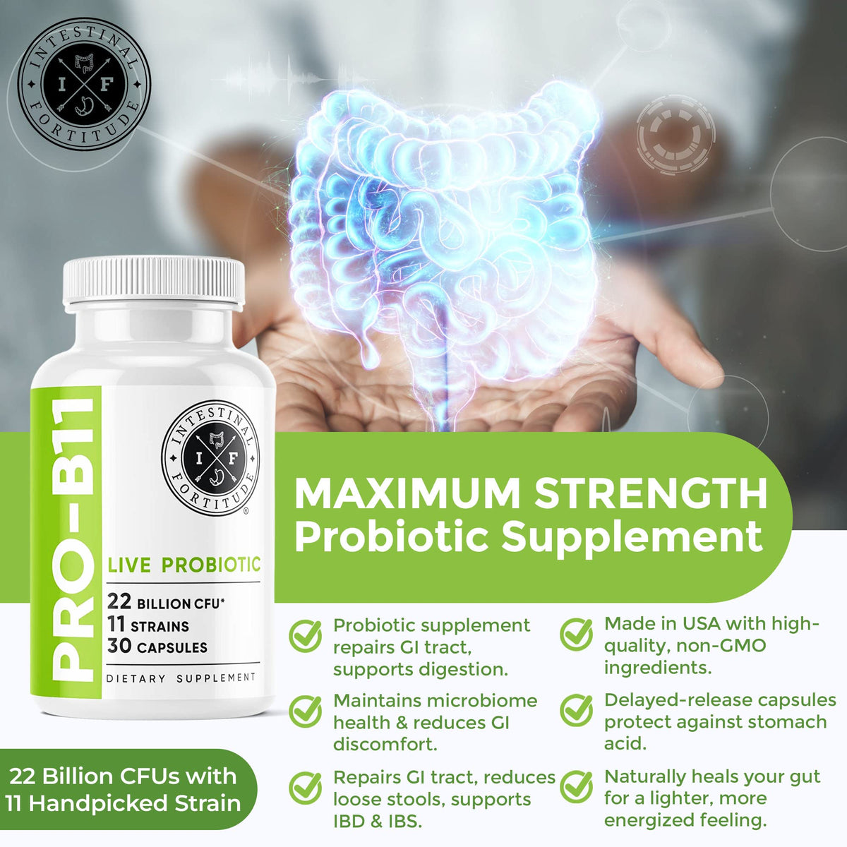 Intestinal Fortitude Pre Pro Phage