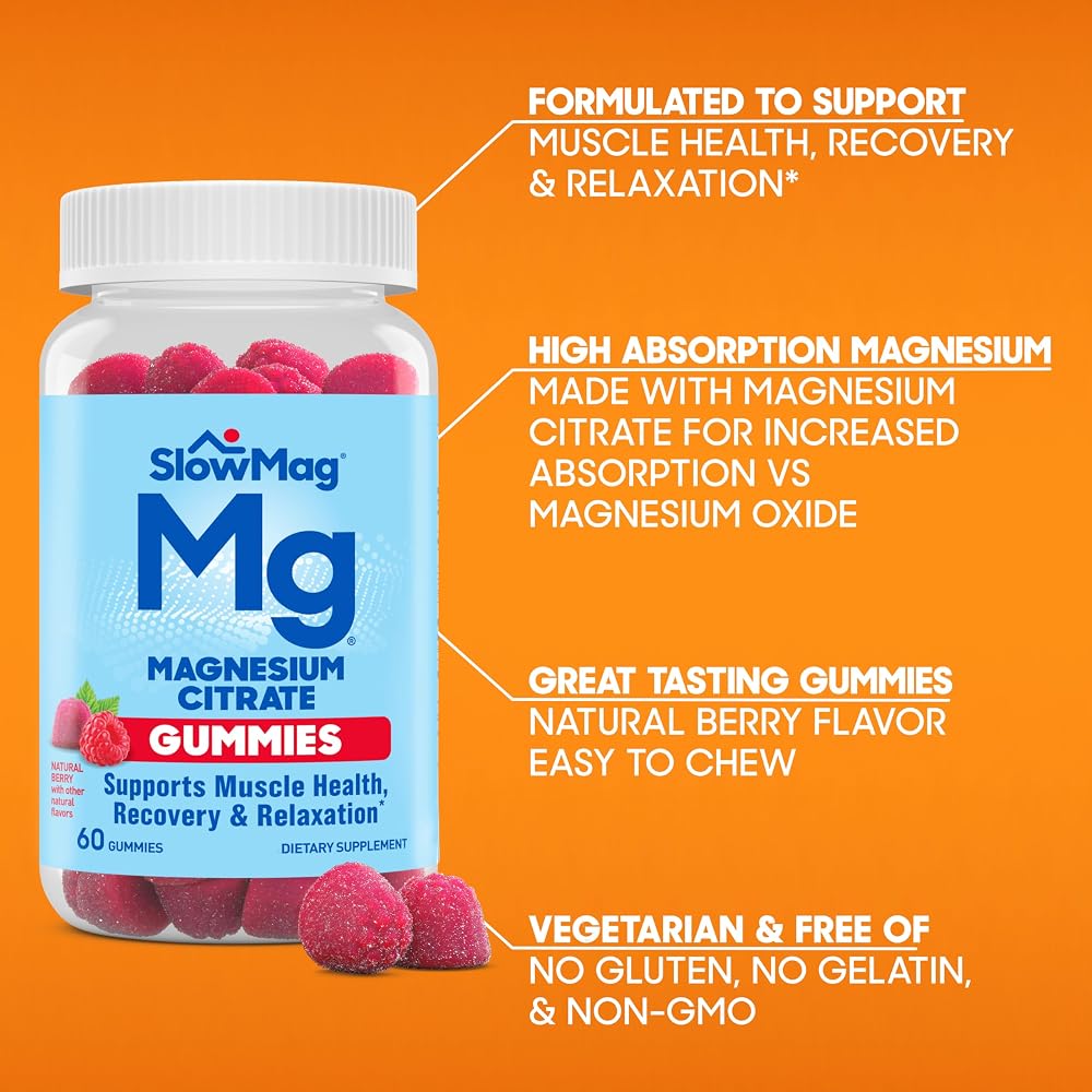Slow-Mag SlowMag Magnesium Citrate Gummies