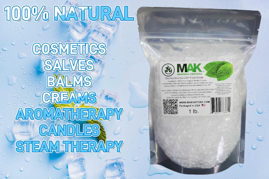 MAK Menthol Crystal Pure Organic Menthol Crystals - 1 LB - image 2