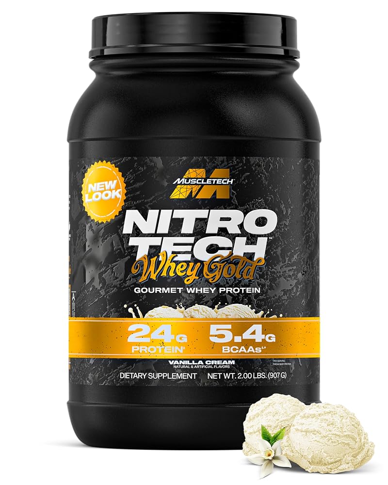 MuscleTech Whey Protein Powder, 24g Protein
