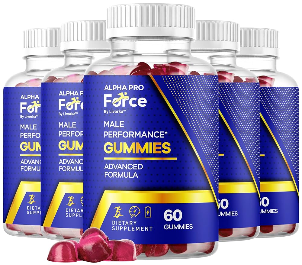 LIVORKA Alpha Pro Force Gummies for Men - 300 Gummies