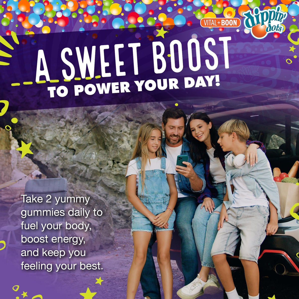 Vital+Boon Iron Gummies with Vitamin C & B12