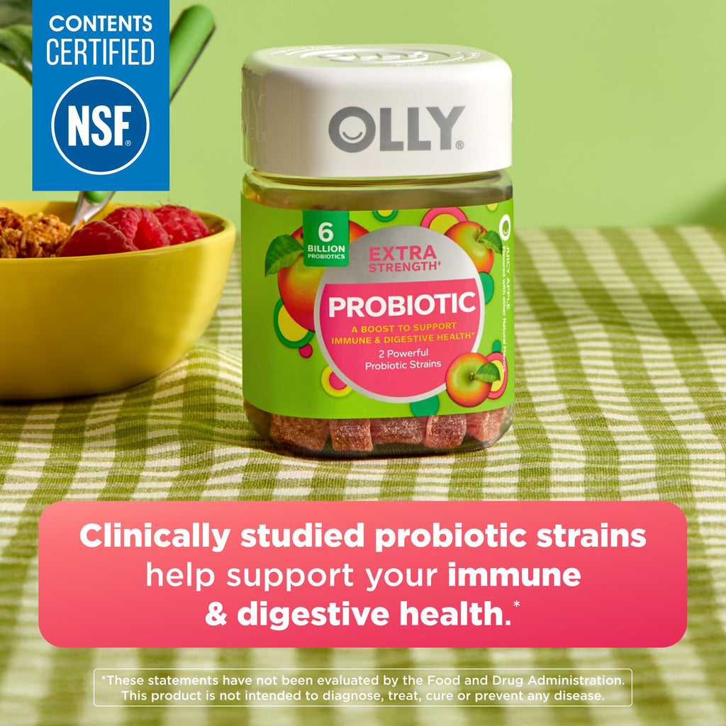 OLLY Extra Strength Probiotic Chewable Gummy - 50 Count - image 2