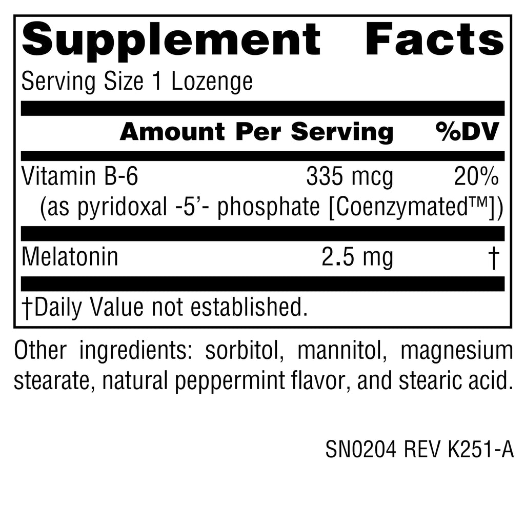 Source Naturals Melatonin 2.5mg, Peppermint