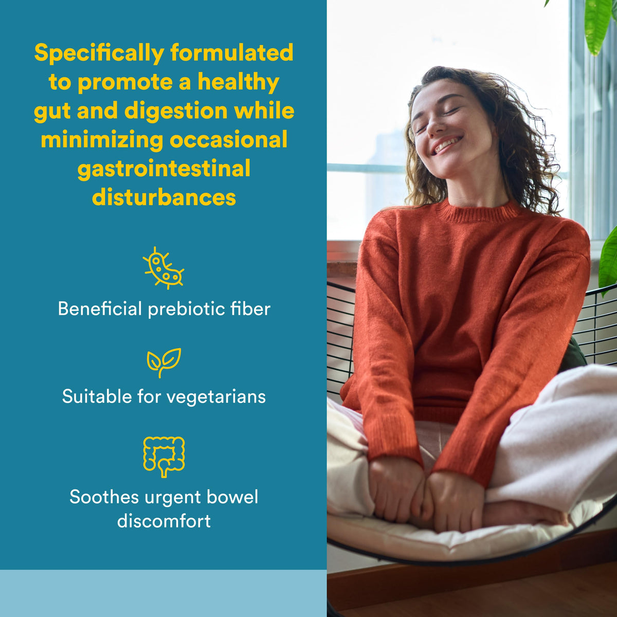 Natural Factors ReliefBiotic IB Probiotic 7 Billion CFU - 30 Vegetarian Capsules - image 2
