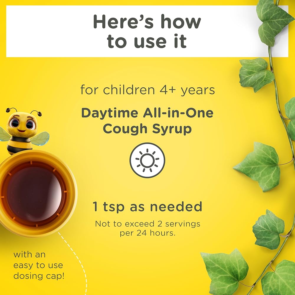 Zarbee's Kids Daytime Cough Syrup with Honey & Ivy Leaf - 4 fl oz - image 7