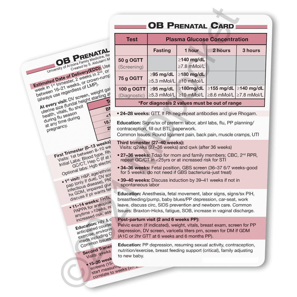 MDpocket OB Prenatal Card - 1 Card - image 2