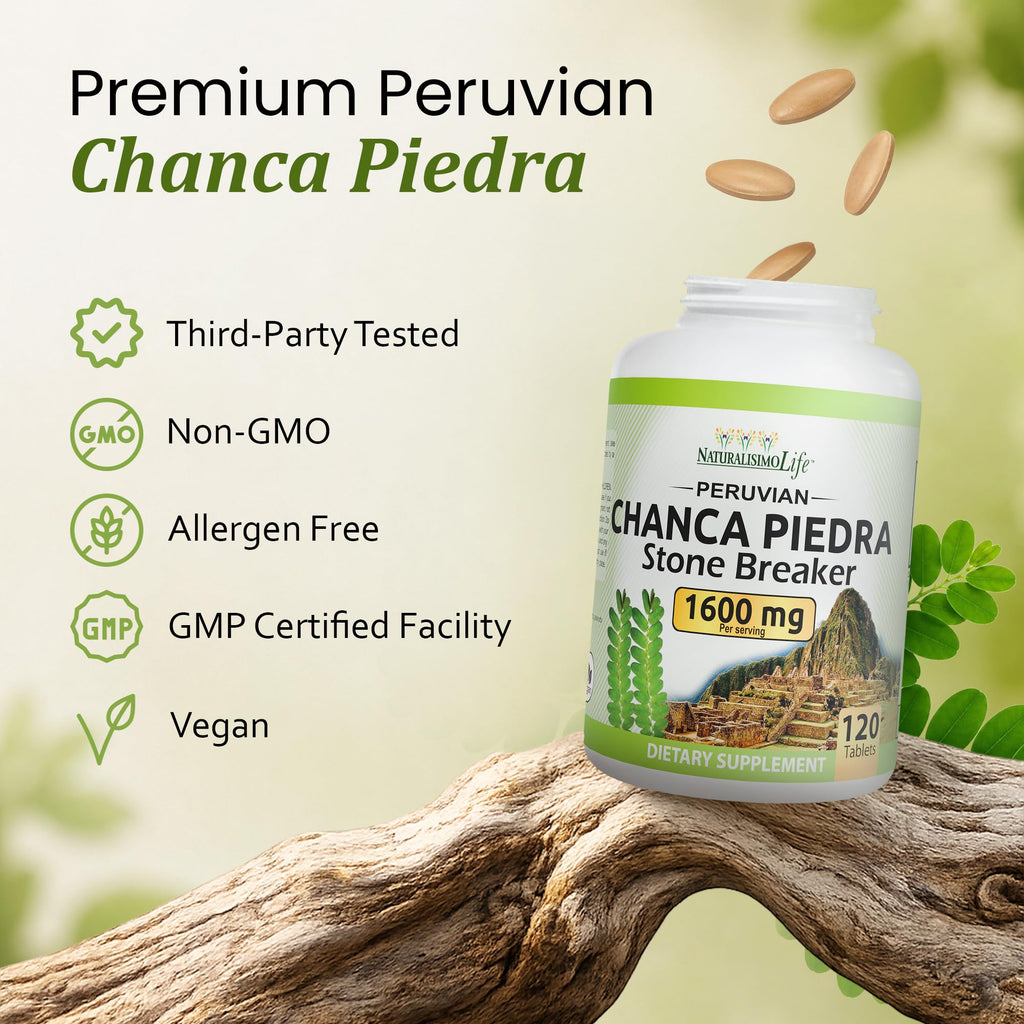 NaturalisimoLife Chanca Piedra 1600 mg - 120 Tablets - image 6