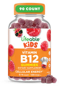 Lifeable Vitamin B12 1000 mcg Vegan Gummies for Kids - 90 Count