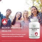 HUJ Blood Pressure Health Supplement Plant-Based - 60 Capsules - image 3