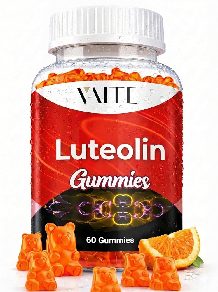VAITE Luteolin 100mg Antioxidant Gummies for Brain Health - 60 Gummies