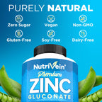 Nutrivein Premium Zinc - High-Absorption Zinc Supplements