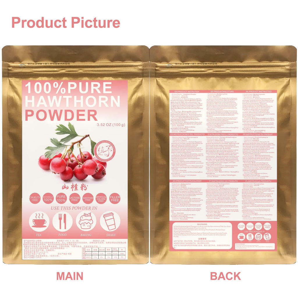 Plant Gift Hawthorn Powder 100% Pure - 100g - image 9