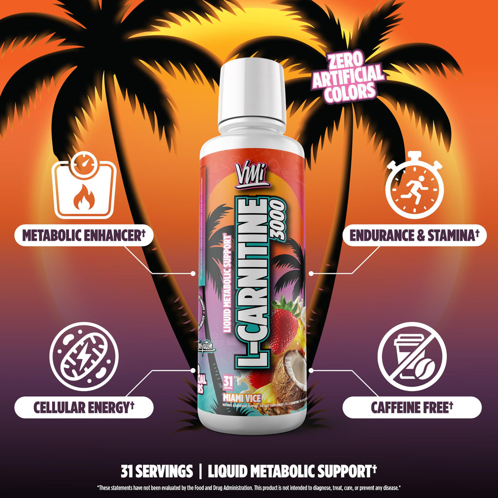 VMI Sports L-Carnitine 1500 Heat Liquid Enhanced Thermogenic