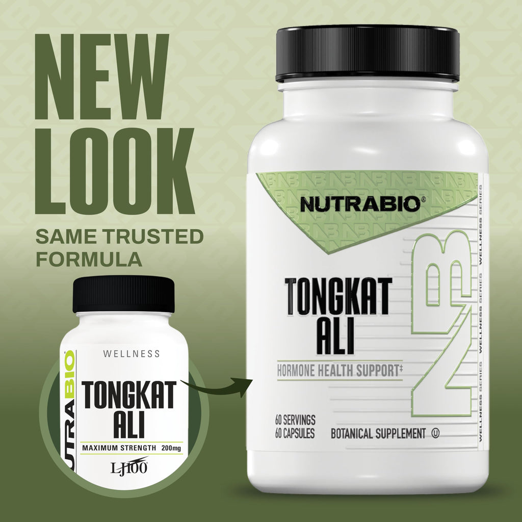 NutraBio Tongkat Ali Longjack 200mg - 60 Capsules - image 2