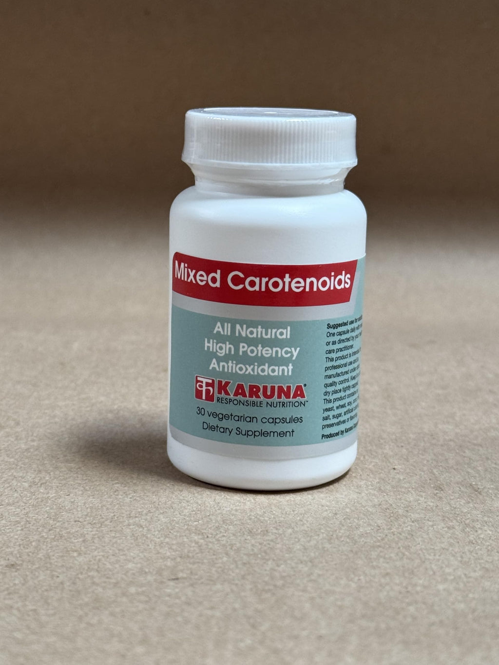 Karuna Mixed Carotenoids Antioxidant Formula - 30 Vegetarian Capsules - image 3