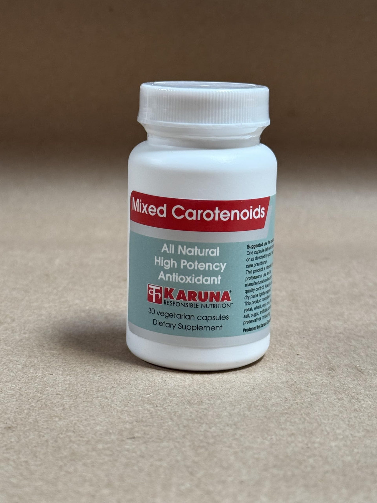 Karuna Mixed Carotenoids Antioxidant Formula - 30 Vegetarian Capsules - image 3
