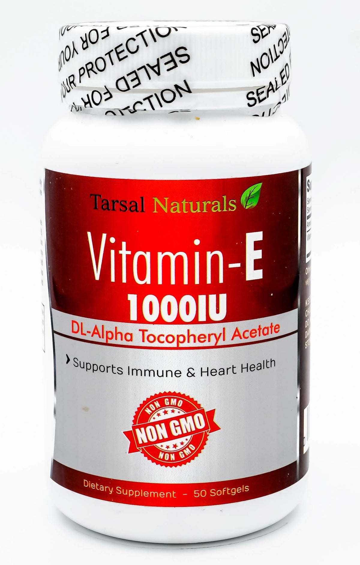 Tarsal Naturals Vitamin E 1000 IU - 50 Softgels