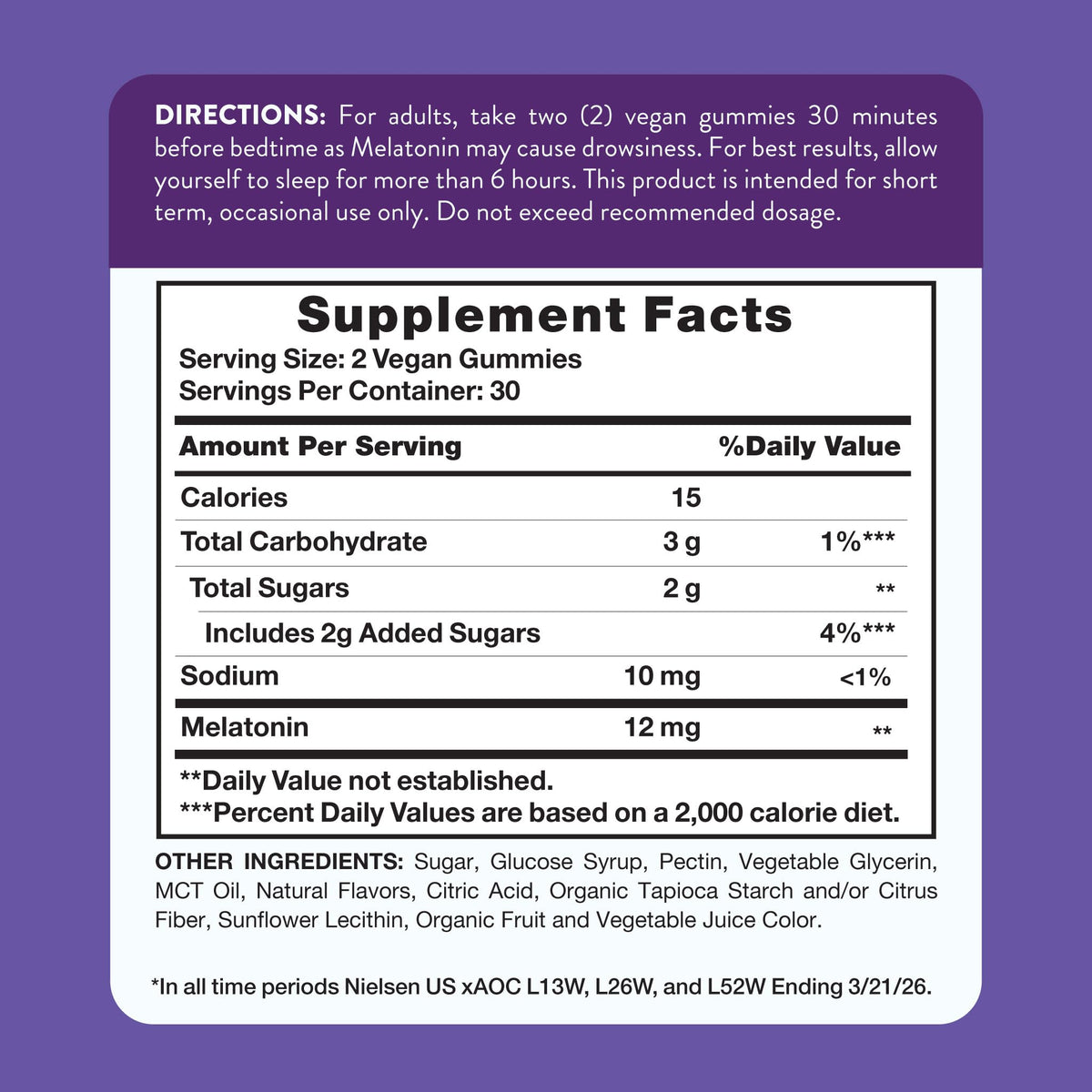 Nature's Truth Melatonin Gummies 12mg Mixed Berry - 60 Count - image 2