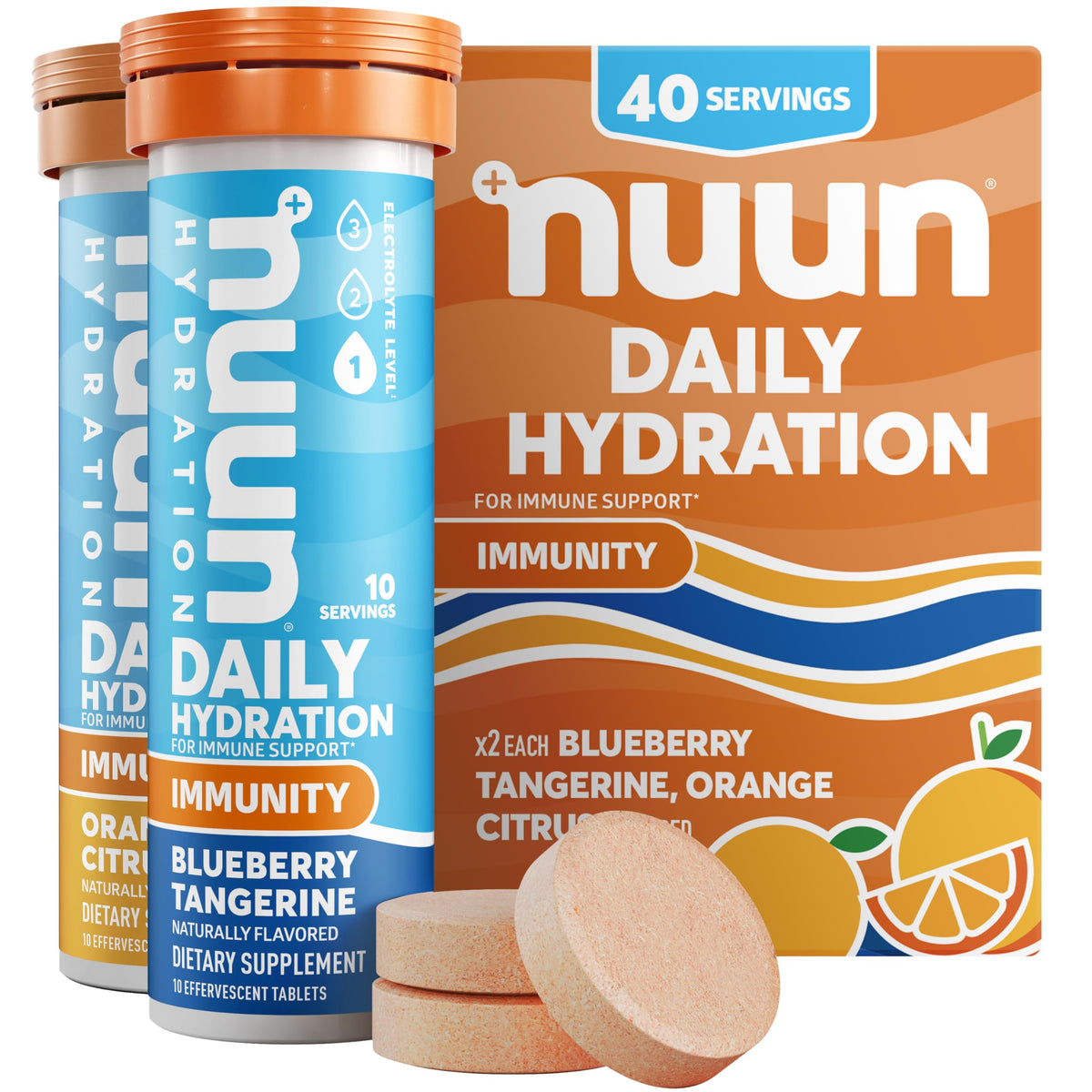 Nuun Immunity Electrolyte Tablets with Vitamin D