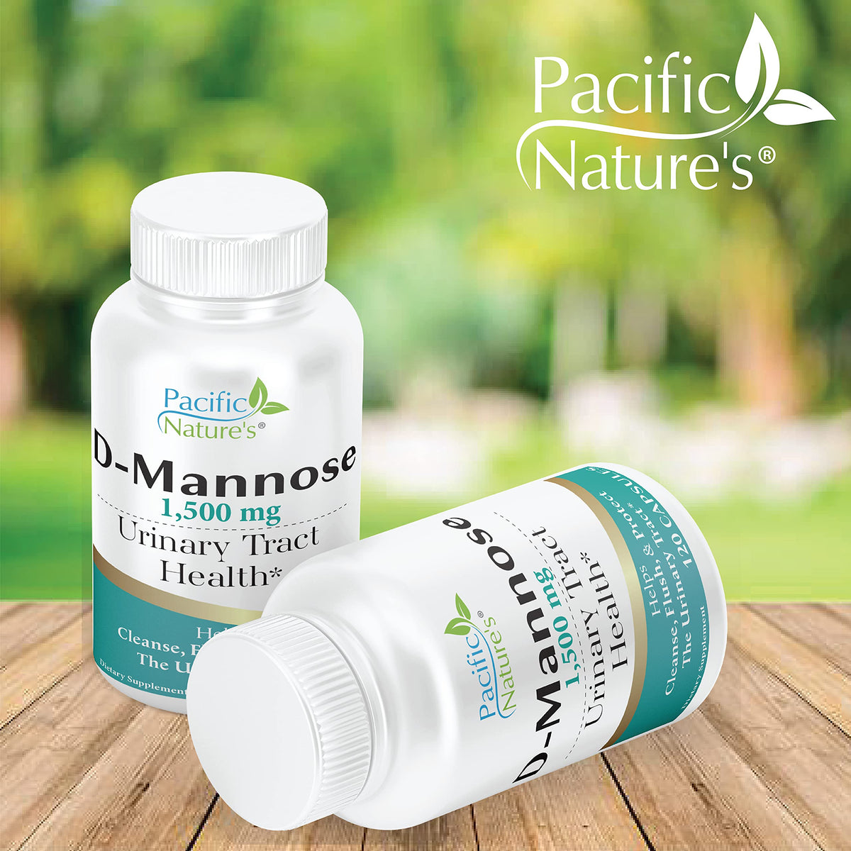 Pacific Nature's D-Mannose 1500mg - 120 Capsules - image 2