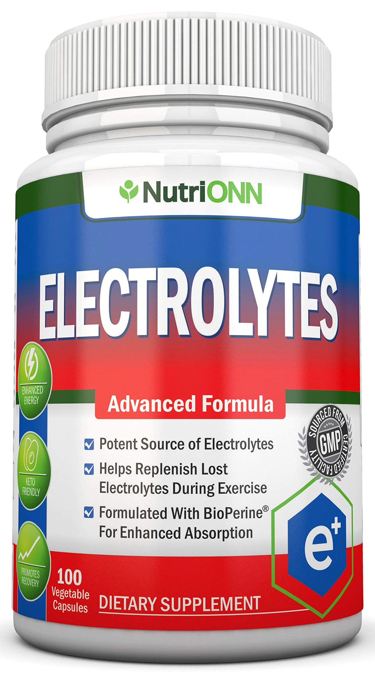 NutriONN Electrolytes Multiminerals - 100 Vegetarian Capsules