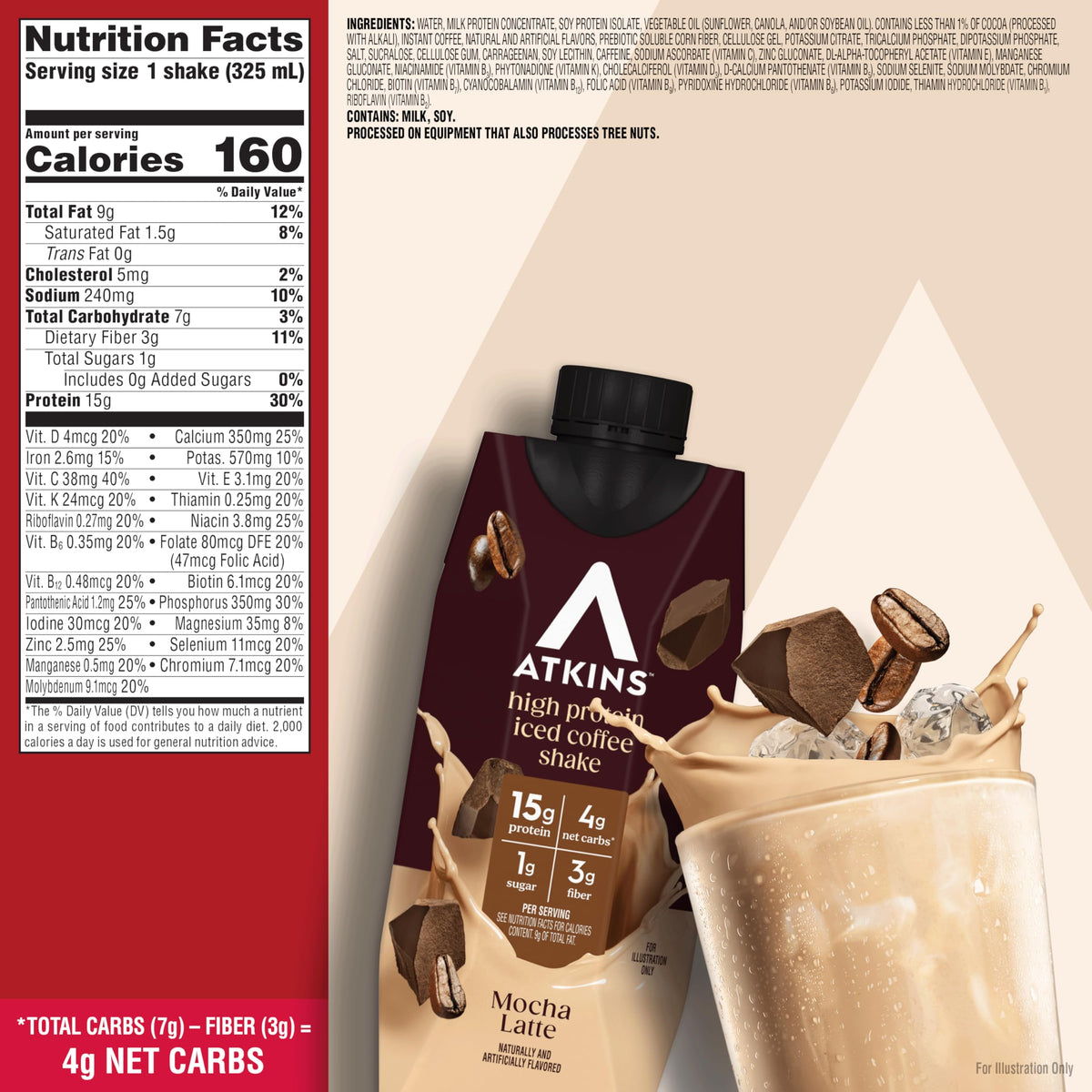 Atkins Chai Tea Latte Protein Shake