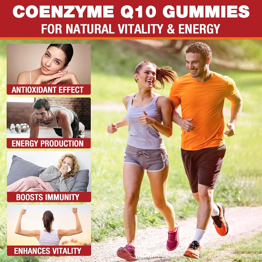 VAJYKEWJY Sugar-Free CoQ10 Gummies 300 mg - 60 Count - image 4