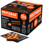 PROTABAR Egg White Protein Bars, 15g Protein - 12 Count