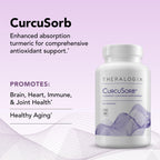 Theralogix CurcuSorb Turmeric Curcumin Joint Support - 90 Capsules - image 3