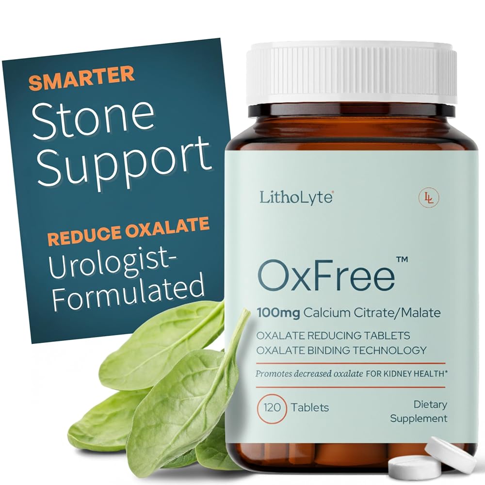LithoLyte OxFree Kidney Health Support Tablets - 120 Tablets